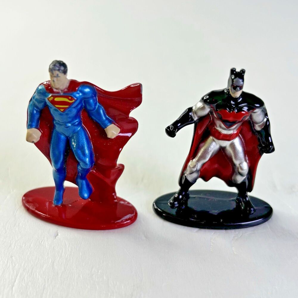 DC Comics Batman Superman Die Cast Metal Mini Figures 2 Inch Tall Justice League